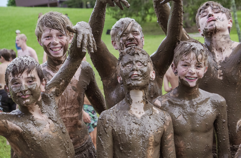 Friday Fun and Mudpit - Camp High Rocks